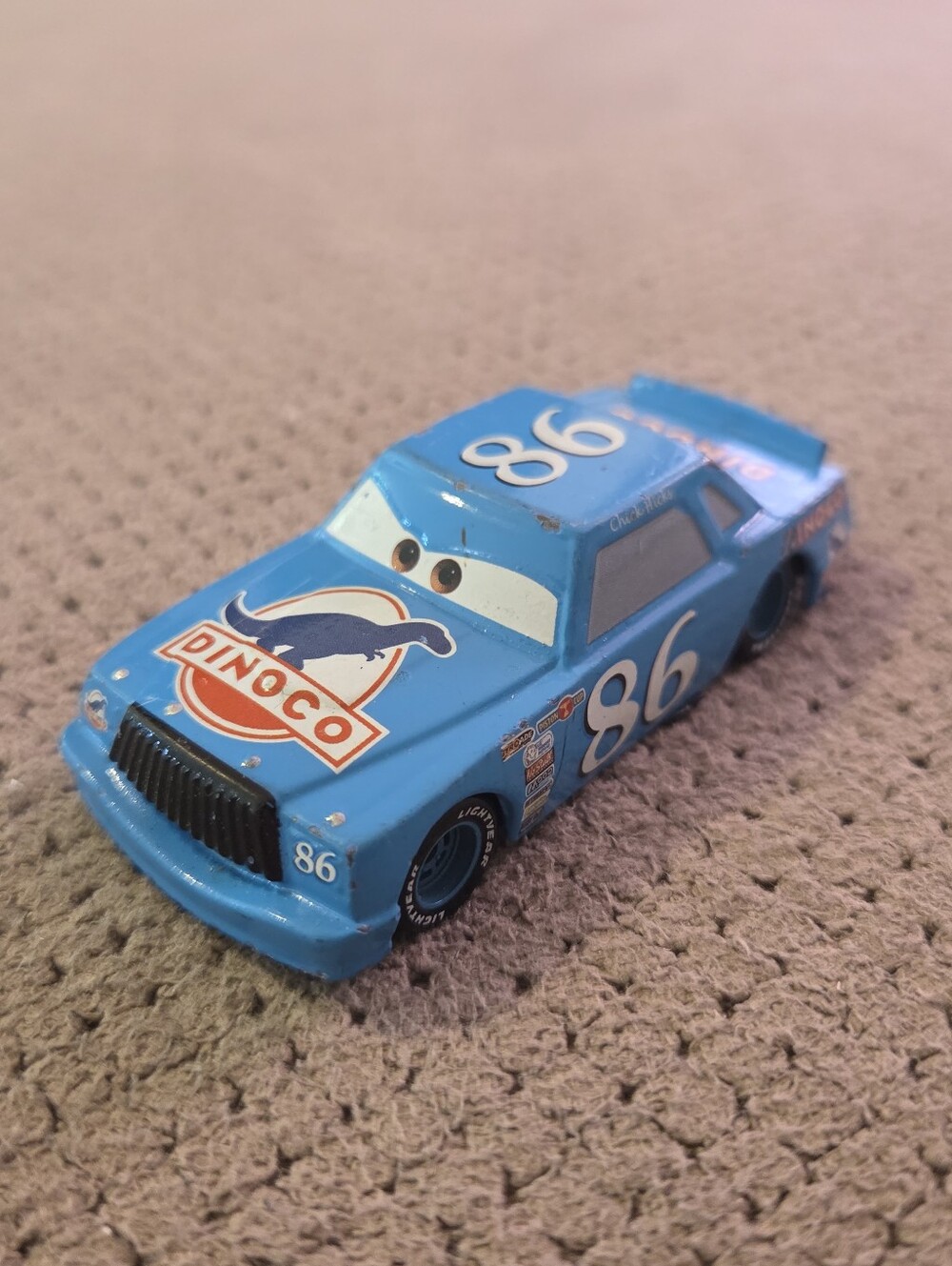 Disney Pixar Cars Chick Hicks, Dinoco Blue 1807 EA Disney Cars
